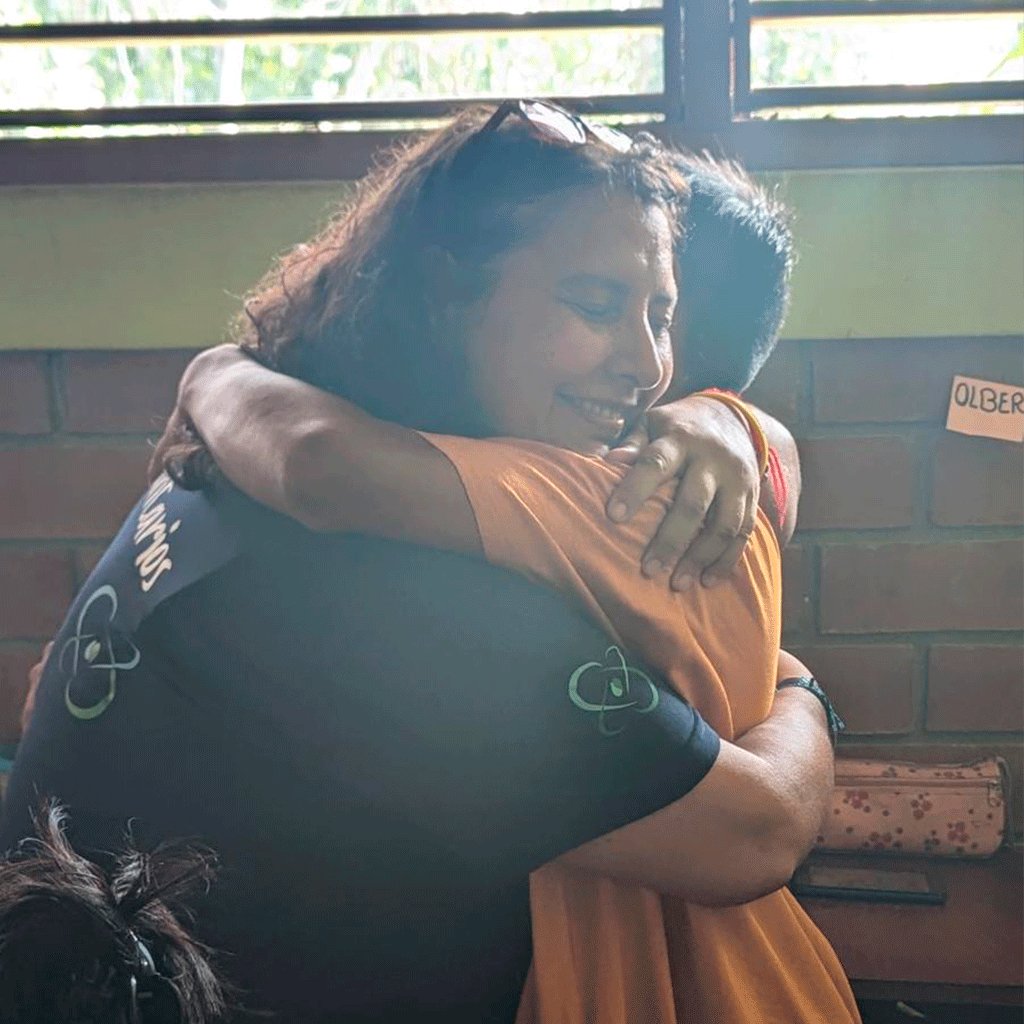 El poder de un&nbsp;abrazo